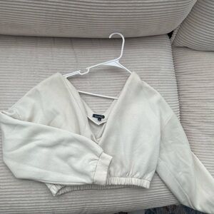Cropped boohoo sweater